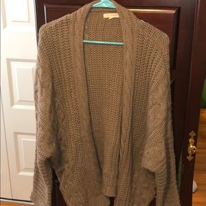 Brown LA Hearts cardigan